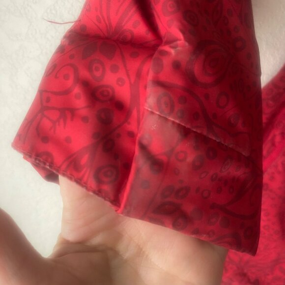 Billabong Jamie Anderson Signature Series Womens Red Snow Jacket M Full Zip Ski - Picture 10 of 16